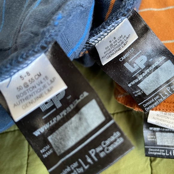 L&P kids unisex bundle of 3 coton toque in size 5-8 T - Picture 4 of 6